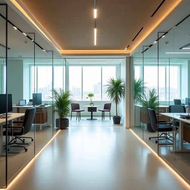 Vista de la oficina principal en Madrid
